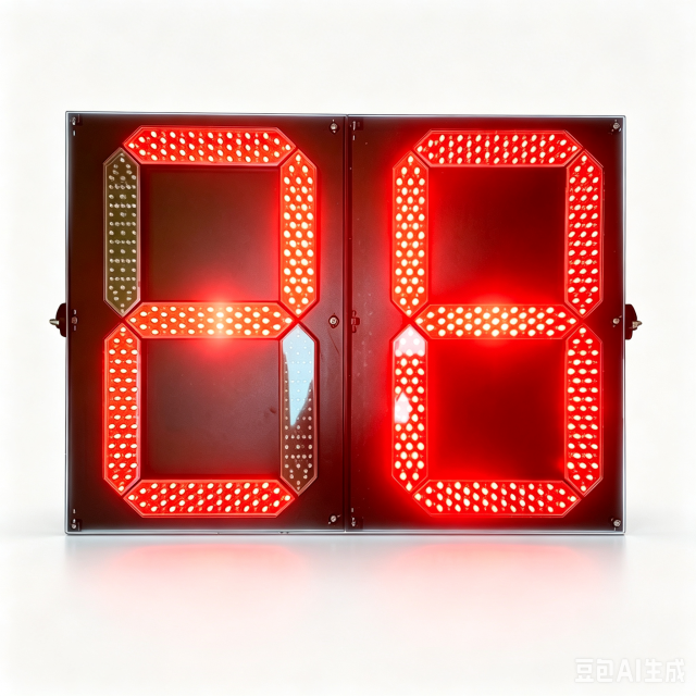 2 Digit Inclined LED Traffic Countdown Timer,MY SHOP,300mm Red Man Green Countdown + Moving Green ManTraffic signal Light