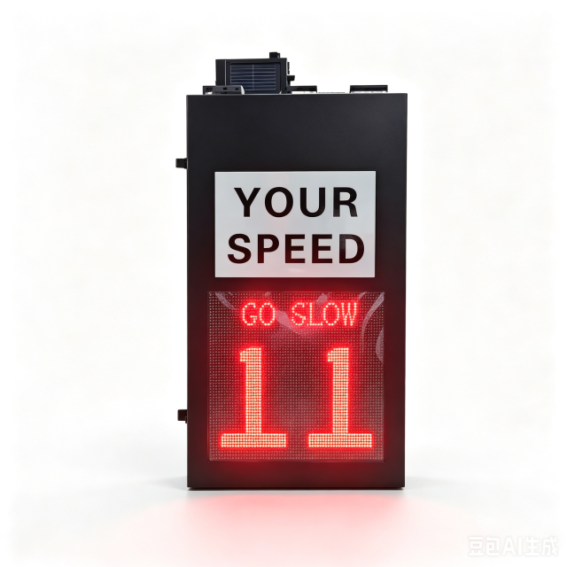 Solar Radar Speed Limit Sign with Smiley & Sad Face Display,MY SHOP,Solar LED Speed Limit Sign