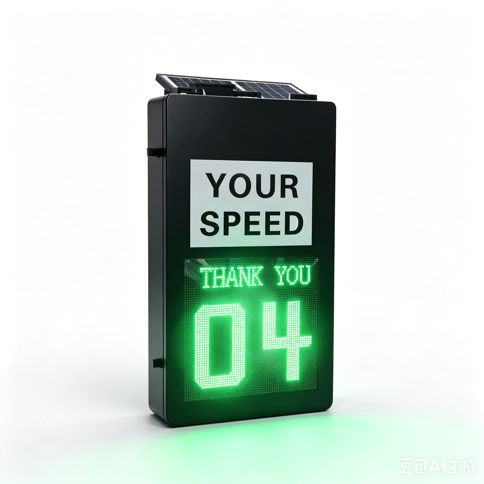 Solar Radar Speed Limit Sign with Smiley & Sad Face Display,MY SHOP,Solar LED Speed Limit Sign