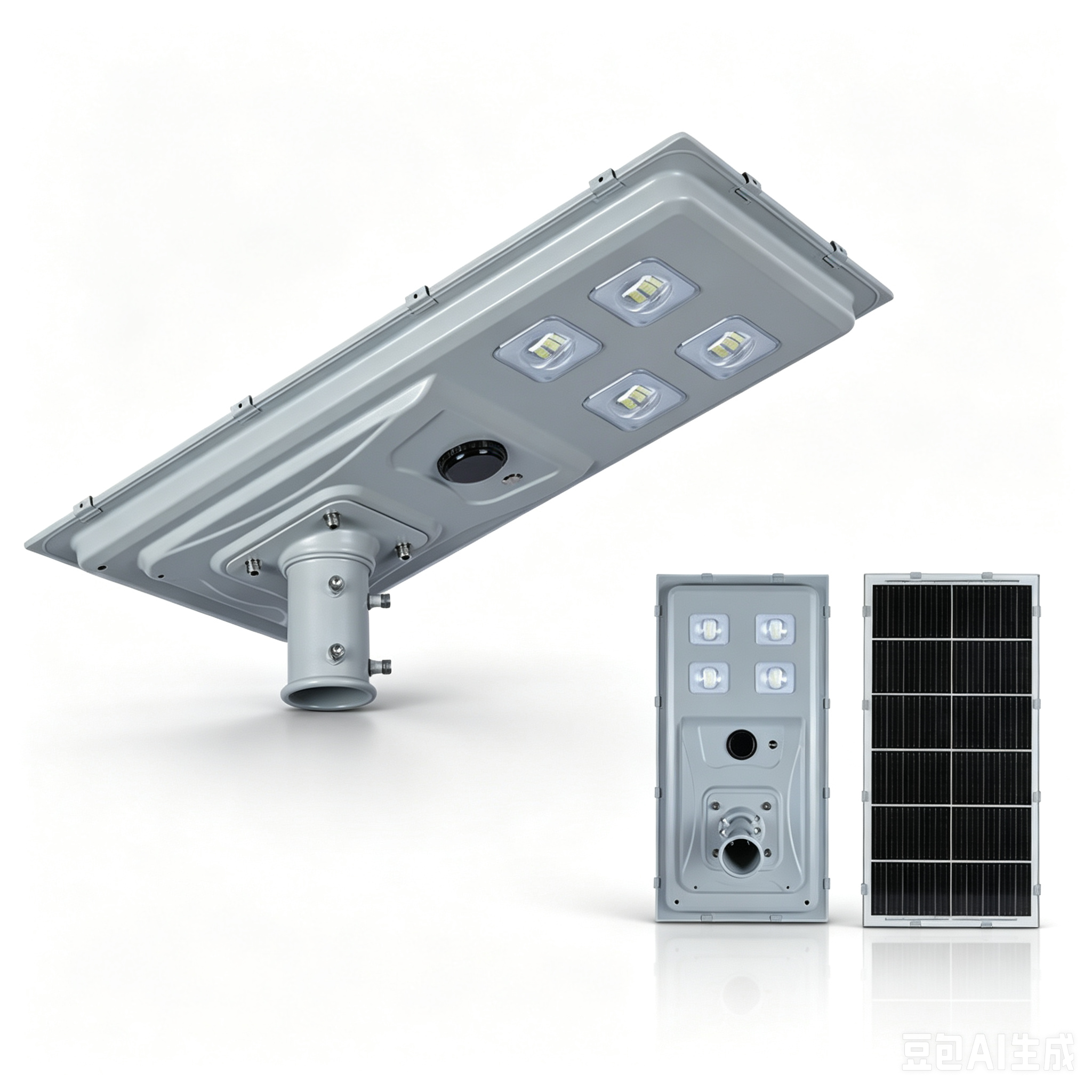 Integrated Solar Street Light With IP65 Waterproof  Aluminum Outdoor LED Street Lamp,MY SHOP,Integrated Solar Street Light With IP65 Waterproof  Aluminum Outdoor LED Street Lamp
