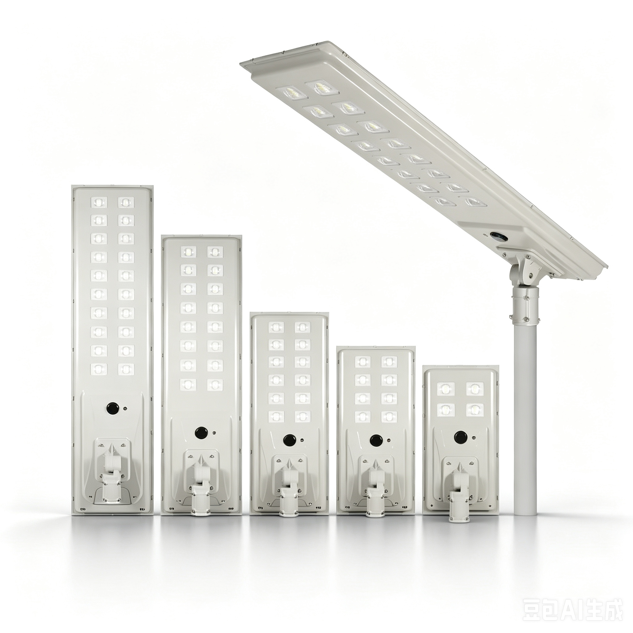 Integrated Solar Street Light With IP65 Waterproof  Aluminum Outdoor LED Street Lamp,MY SHOP,Integrated Solar Street Light With IP65 Waterproof  Aluminum Outdoor LED Street Lamp