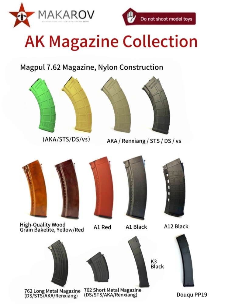【MAKAROV】Toy Model Magazines | Magpul Series