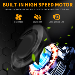 M6 Series 3000K Golden Yellow LED Headlight Bulbs – 130W Multi-Copper Tube Cooling,Sungmo LED Lighting,M6 Series 3000K Golden Yellow LED Headlight Bulbs – 130W Multi-Copper Tube Cooling