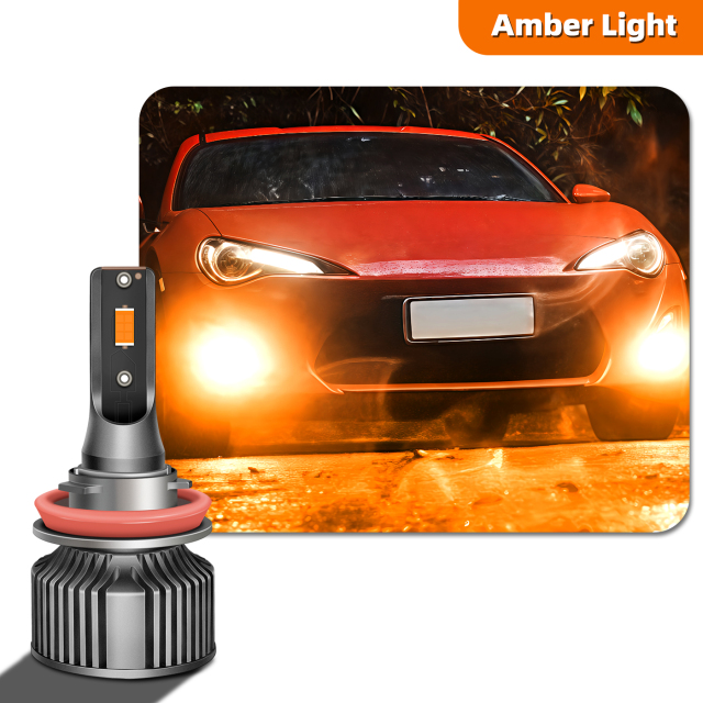 Sungmo A8 Series Amber LED Headlight – 50W Built-in Driver,Sungmo LED Lighting,A8 Series Amber LED Headlight – 50W Built-in Driver