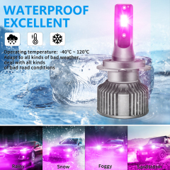 Sungmo A8 Series Pink Purple LED Headlight – 50W Built-in Driver,Sungmo LED Lighting,A8 Series Pink Purple LED Headlight – 50W Built-in Driver