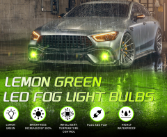 Sungmo E5 Series Lime Green LED Headlight – 60W Built-in Linear Driver,Sungmo LED Lighting,E5 Series Lime Green LED Headlight – 60W Built-in Driver