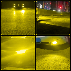 Sungmo E5 Series 3000K Golden Yellow LED Headlight – 60W Built-in Linear Driver,Sungmo LED Lighting,E5 Series 3000K Golden Yellow LED Headlight – 60W