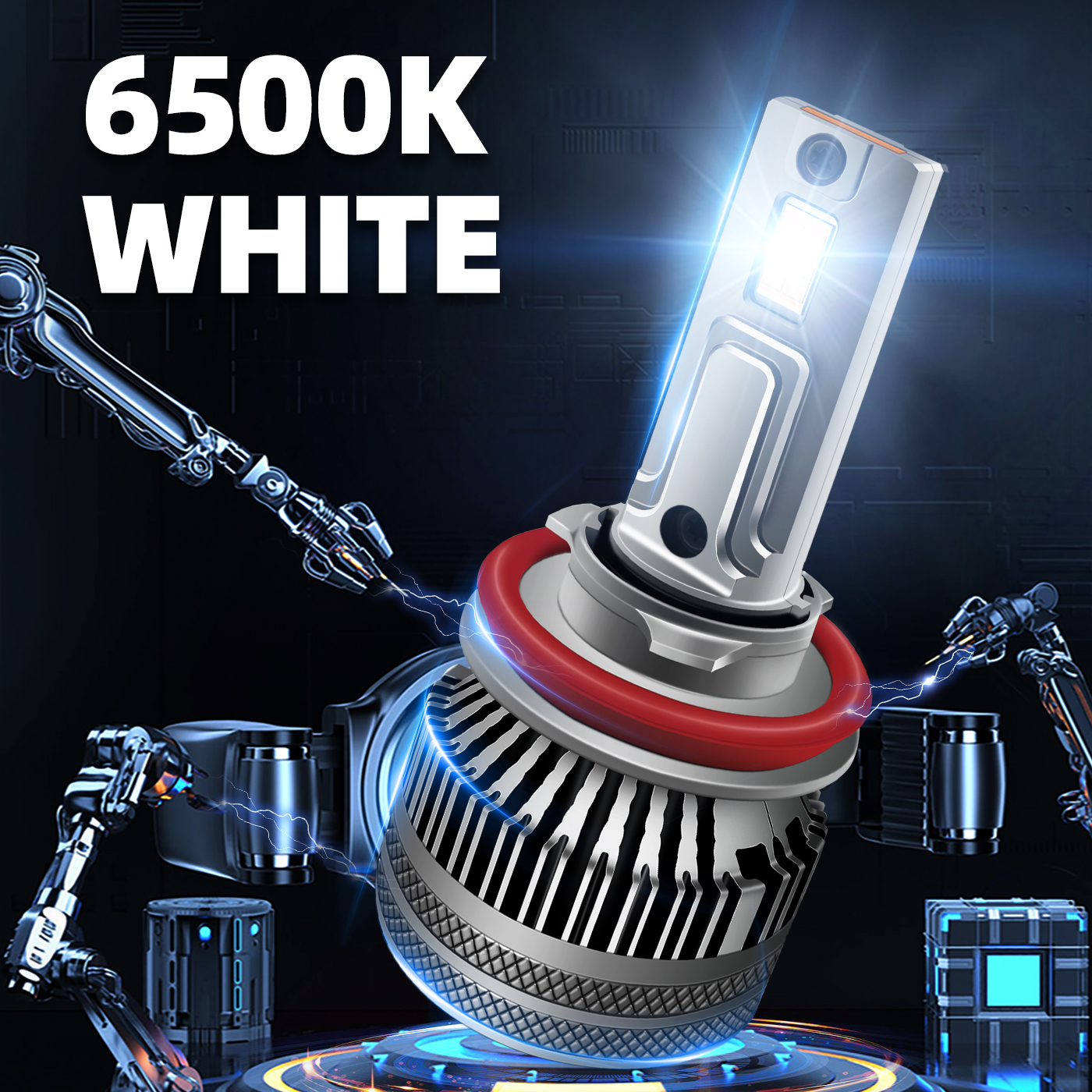 Sungmo E6S Series 6500K LED Headlight – 60W Built-in Linear Driver,Sungmo LED Lighting,E6S Series 6500K LED Headlight – 60W High-Efficiency Driver
