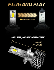 Sungmo E7S Series 6500K LED Headlight – 90W External Driver,Sungmo LED Lighting,E7S Series 6500K LED Headlight – 90W External Driver 12V/24V