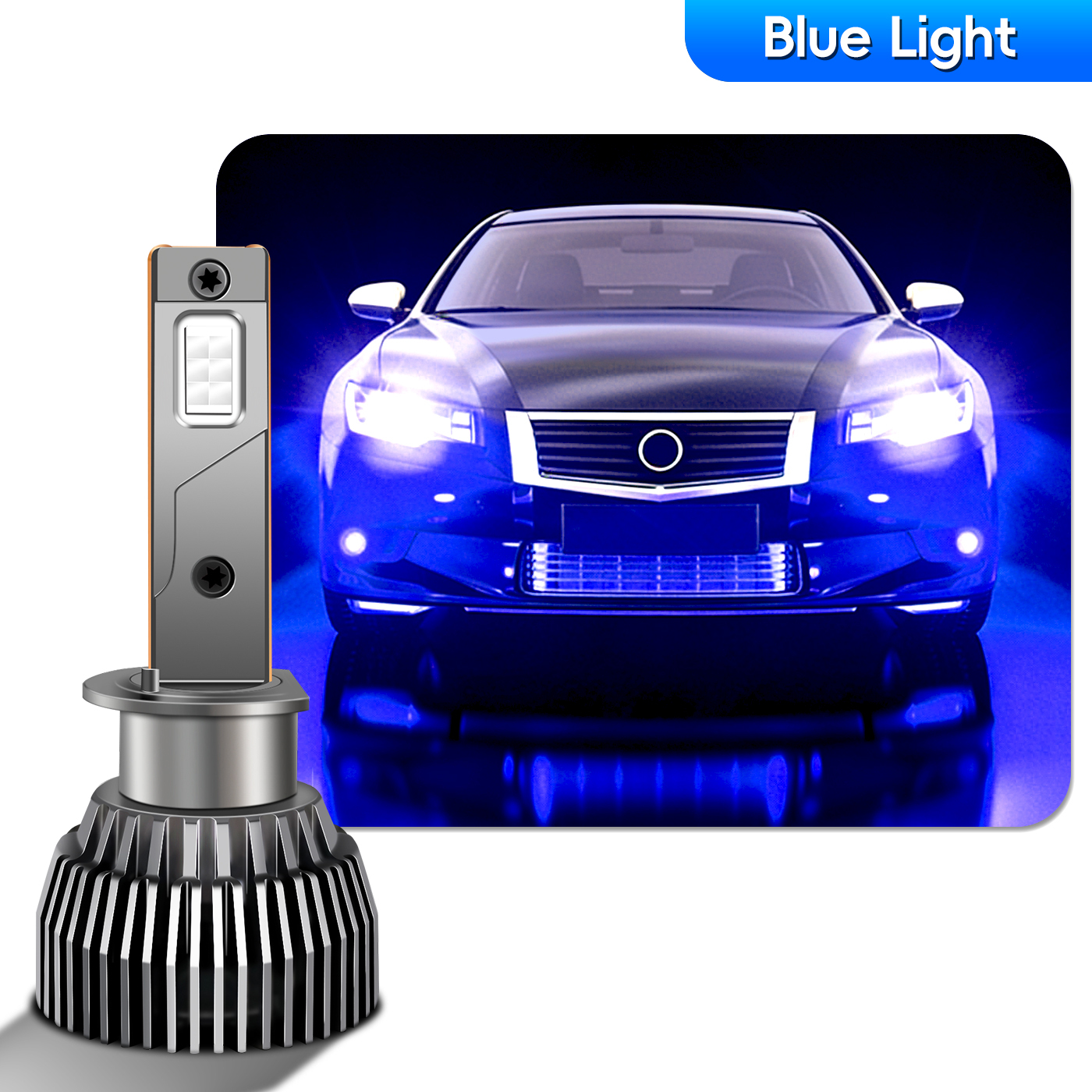 Sungmo M6 Series Blue LED Headlight – 130W Multi-Copper Tube Cooling 产品状态	上架,Sungmo LED Lighting,M6 Series Blue LED Headlight – 130W