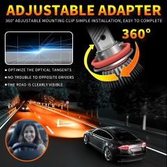 Sungmo M6 Series Amber LED Headlight – 130W Multi-Copper Tube Cooling,Sungmo LED Lighting,M6 Series Amber LED Headlight – 130W