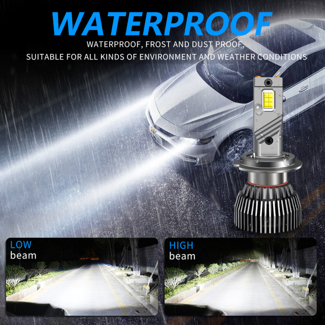 M6 Series 6500K Pure White LED Headlight Bulbs – 130W Multi-Copper Tube Cooling,Sungmo LED Lighting,M6 Series 6500K Pure White LED Headlight Bulbs – 130W Multi-Copper Tube Cooling