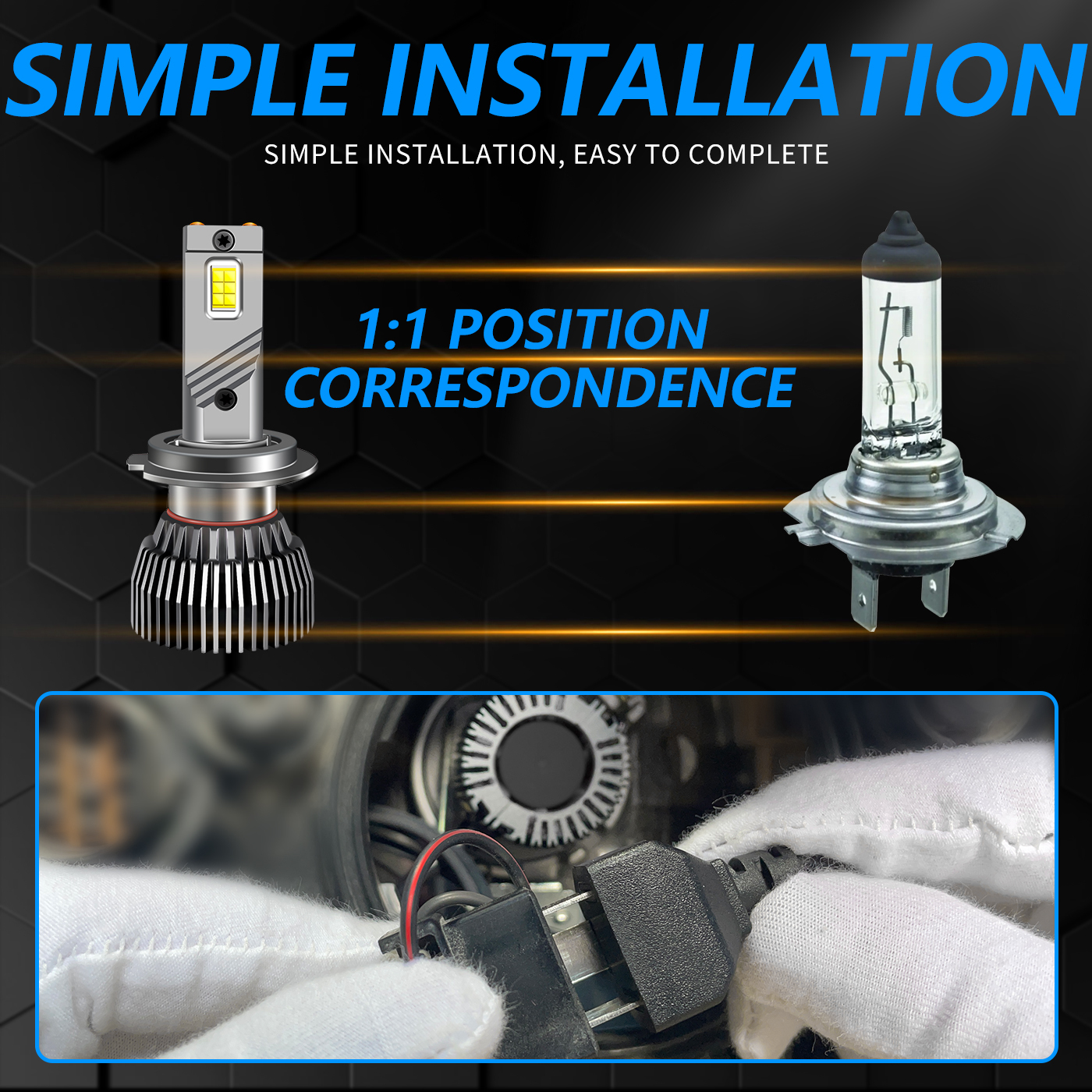 M6 Series 6500K Pure White LED Headlight Bulbs – 130W Multi-Copper Tube Cooling,Sungmo LED Lighting,M6 Series 6500K Pure White LED Headlight Bulbs – 130W Multi-Copper Tube Cooling