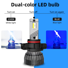 Sungmo M6B Series Dual-Color LED Headlight – White & Blue Switchable,Sungmo LED Lighting,M6B Dual-Color LED Headlight – White & Blue Switchable