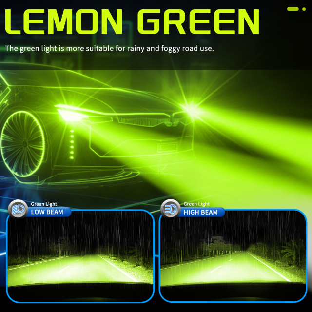 Sungmo M6G Series Dual-Color LED Headlight – White & Lime Green Switchable,Sungmo LED Lighting,M6G Dual-Color LED Headlight –White & Lime Green Switchable