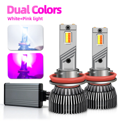 Sungmo M6P Series Dual-Color LED Headlight – White & Pink Purple Switchable,Sungmo LED Lighting,M6P Dual-Color LED Headlight –White & Pink Purple Switchable
