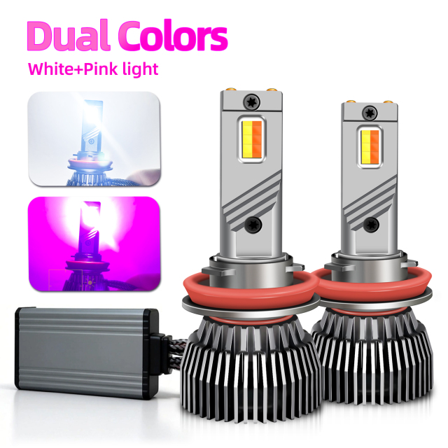 Sungmo M6P Series Dual-Color LED Headlight – White & Pink Purple Switchable,Sungmo LED Lighting,M6P Dual-Color LED Headlight –White & Pink Purple Switchable