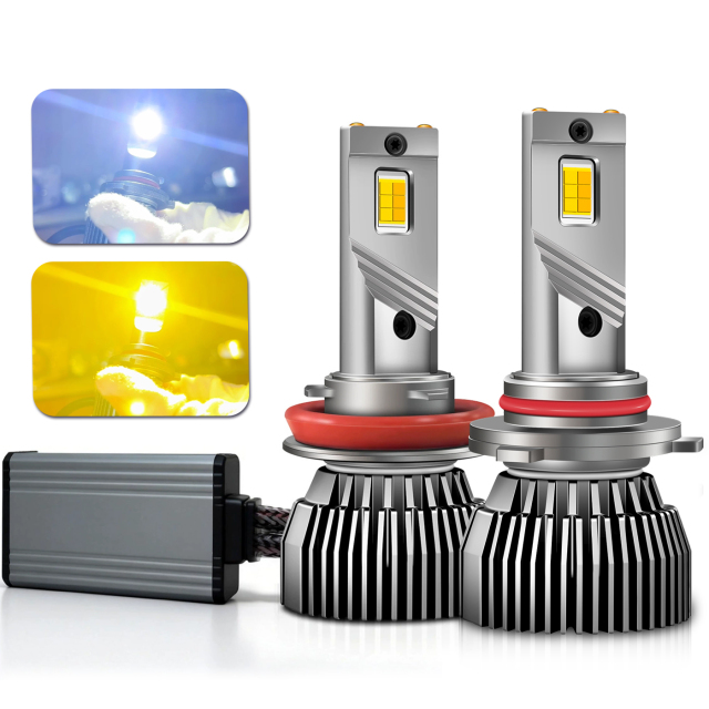 Sungmo M6Y Series Dual-Color LED Headlight – White & Golden Yellow Switchable,Sungmo LED Lighting,M6Y Dual-Color LED Headlight–White& Golden Yellow Switchable