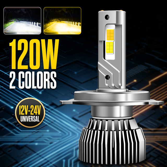 Sungmo M6Y Series Dual-Color LED Headlight – White & Golden Yellow Switchable,Sungmo LED Lighting,M6Y Dual-Color LED Headlight–White& Golden Yellow Switchable
