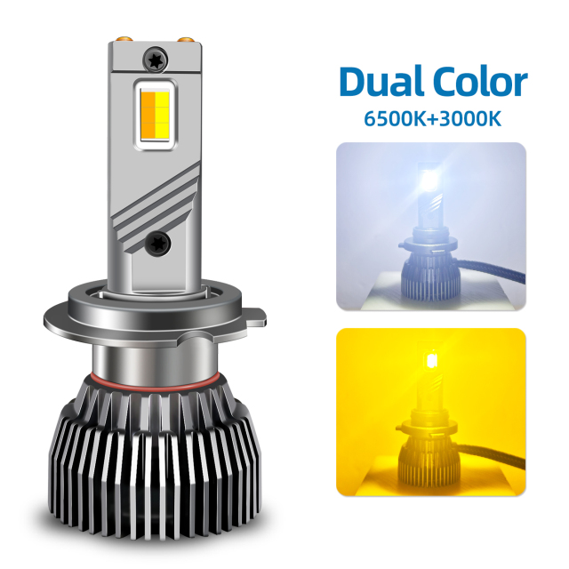 Sungmo M6Y Series Dual-Color LED Headlight – White & Golden Yellow Switchable,Sungmo LED Lighting,M6Y Dual-Color LED Headlight–White& Golden Yellow Switchable