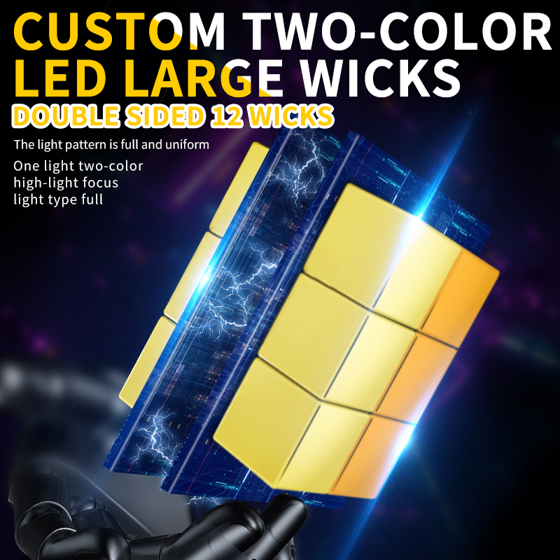 Sungmo M6Y Series Dual-Color LED Headlight – White & Golden Yellow Switchable,Sungmo LED Lighting,M6Y Dual-Color LED Headlight–White& Golden Yellow Switchable