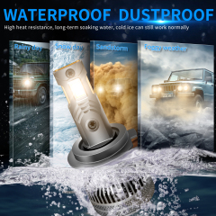 Sungmo M7 Series 4300K Warm Yellow LED Headlight – 140W Multi-Copper Tube Cooling,Sungmo LED Lighting,Sungmo M7 Series 4300K Warm Yellow LED Headlight – 140W Multi-Copper Tube Cooling