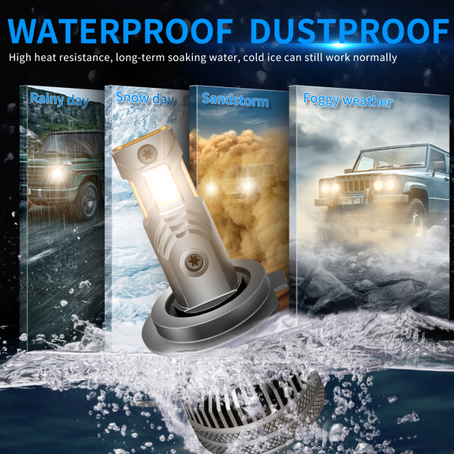 Sungmo M7 Series 4300K Warm Yellow LED Headlight – 140W Multi-Copper Tube Cooling,Sungmo LED Lighting,Sungmo M7 Series 4300K Warm Yellow LED Headlight – 140W Multi-Copper Tube Cooling