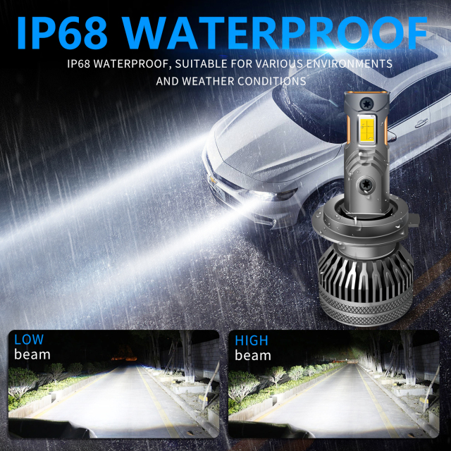 Sungmo M7 Series 6500K Pure White LED Headlight – 140W Multi-Copper Tube Cooling,Sungmo LED Lighting,M7 Series 6500K Pure White LED Headlight – 140W