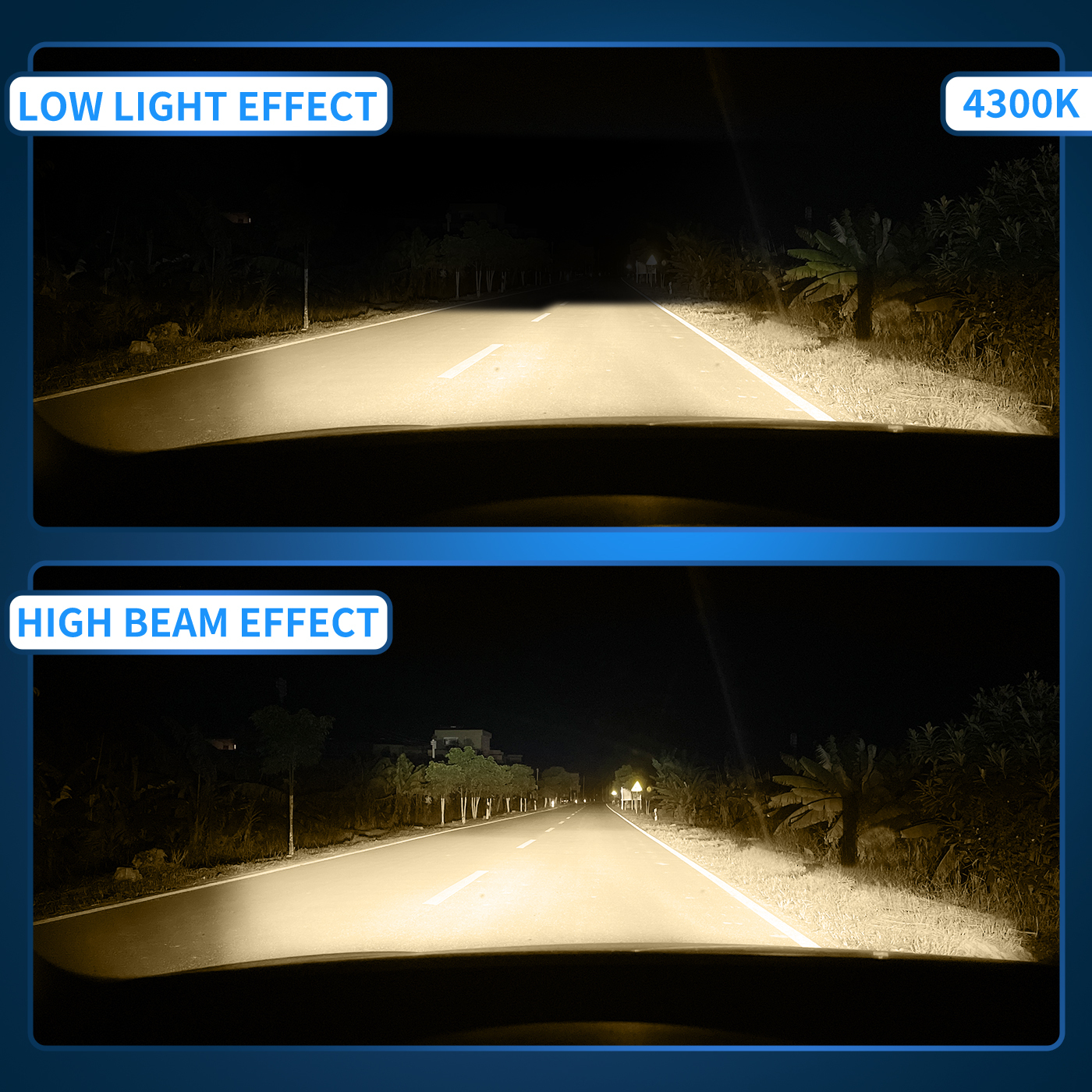 Sungmo M7T Series Tri-Color LED Headlight – 120W Multi-Copper Tube Cooling,Sungmo LED Lighting,M7T Tri-Color LED Headlight – 120W