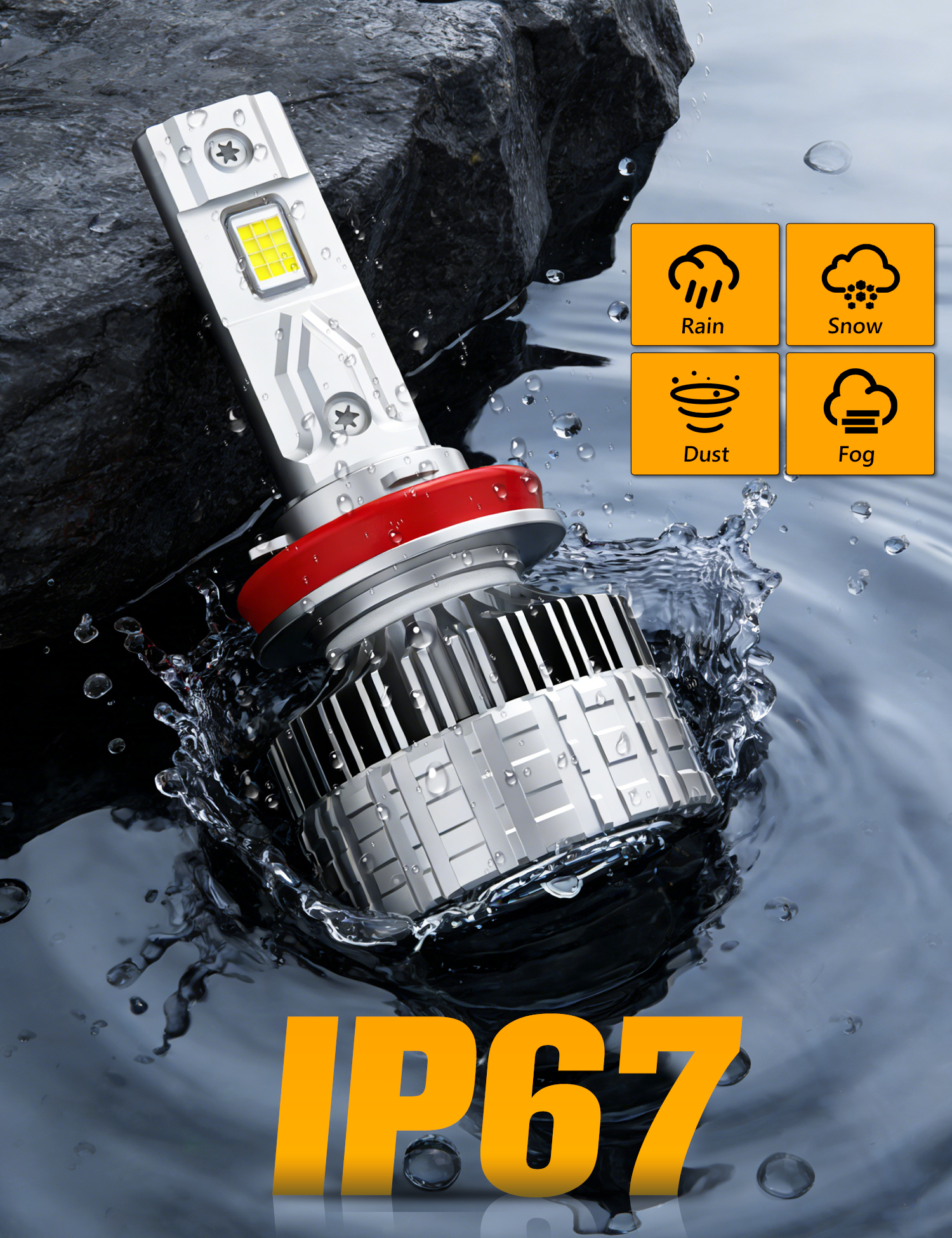 Sungmo T2 Series LED Headlight – 170W High-Power Dual Copper Tube,Sungmo LED Lighting,T2 Series LED Headlight – 170W High-Power 4070 Chip