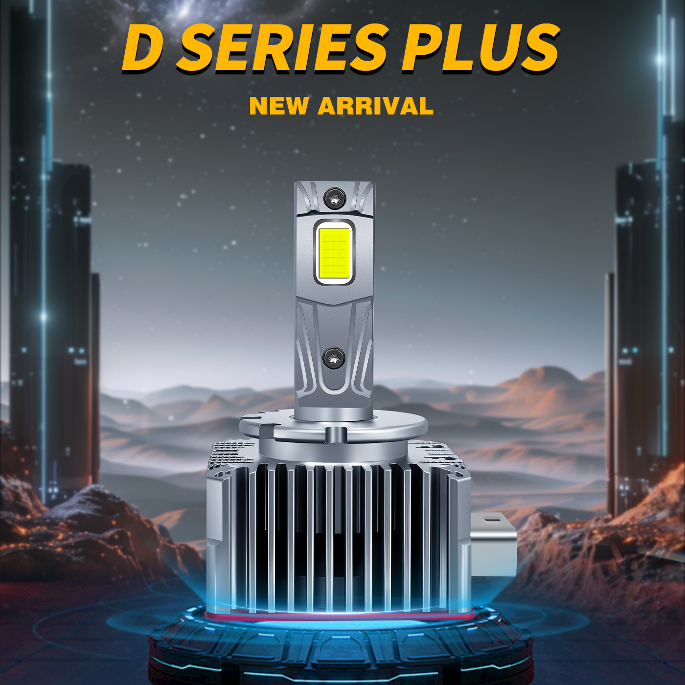 Sungmo D-Plus Series LED Headlight – 100W Dual Copper Tube with Smart Decoder,Sungmo LED Lighting,D1S/D2S/D3S/D4S/D5S/D8S Replacement with Decoder