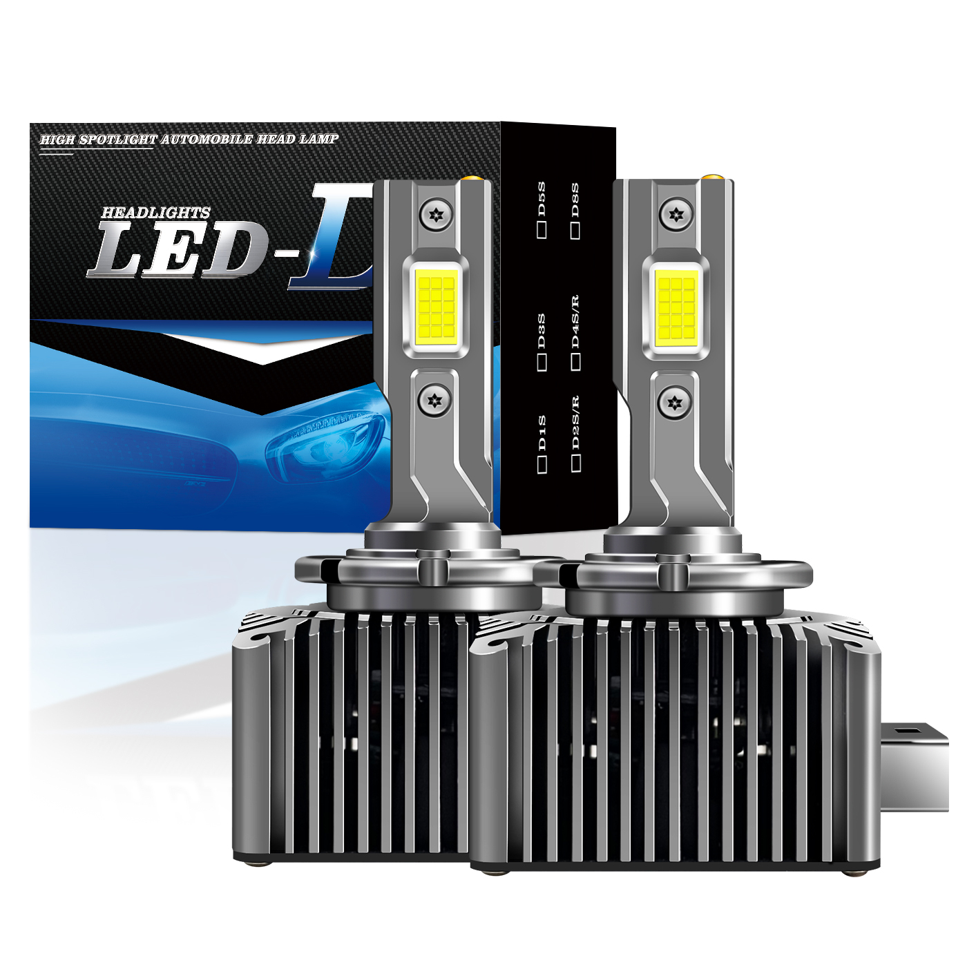 Sungmo D Series LED-Headlight – 100W Single Copper Tube with Smart Decoderhttps://upbj001.myueeshop.com/manage/set/language/manage-change,Sungmo LED Lighting,D Series LED-Headlight – D1S/D2S/D3S/D4S/D5S/D8S Replacement