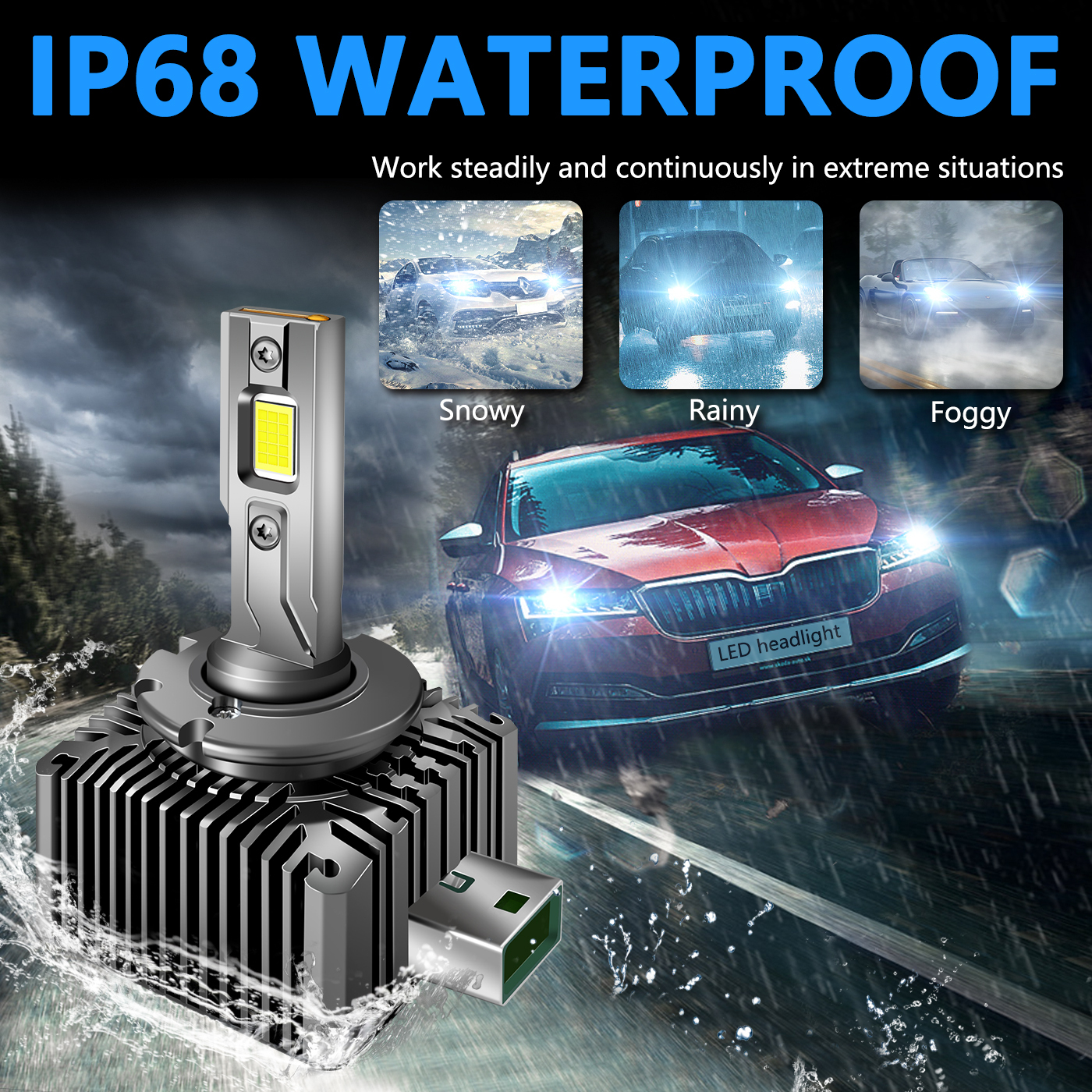 Sungmo D Series LED-Headlight – 100W Single Copper Tube with Smart Decoderhttps://upbj001.myueeshop.com/manage/set/language/manage-change,Sungmo LED Lighting,D Series LED-Headlight – D1S/D2S/D3S/D4S/D5S/D8S Replacement