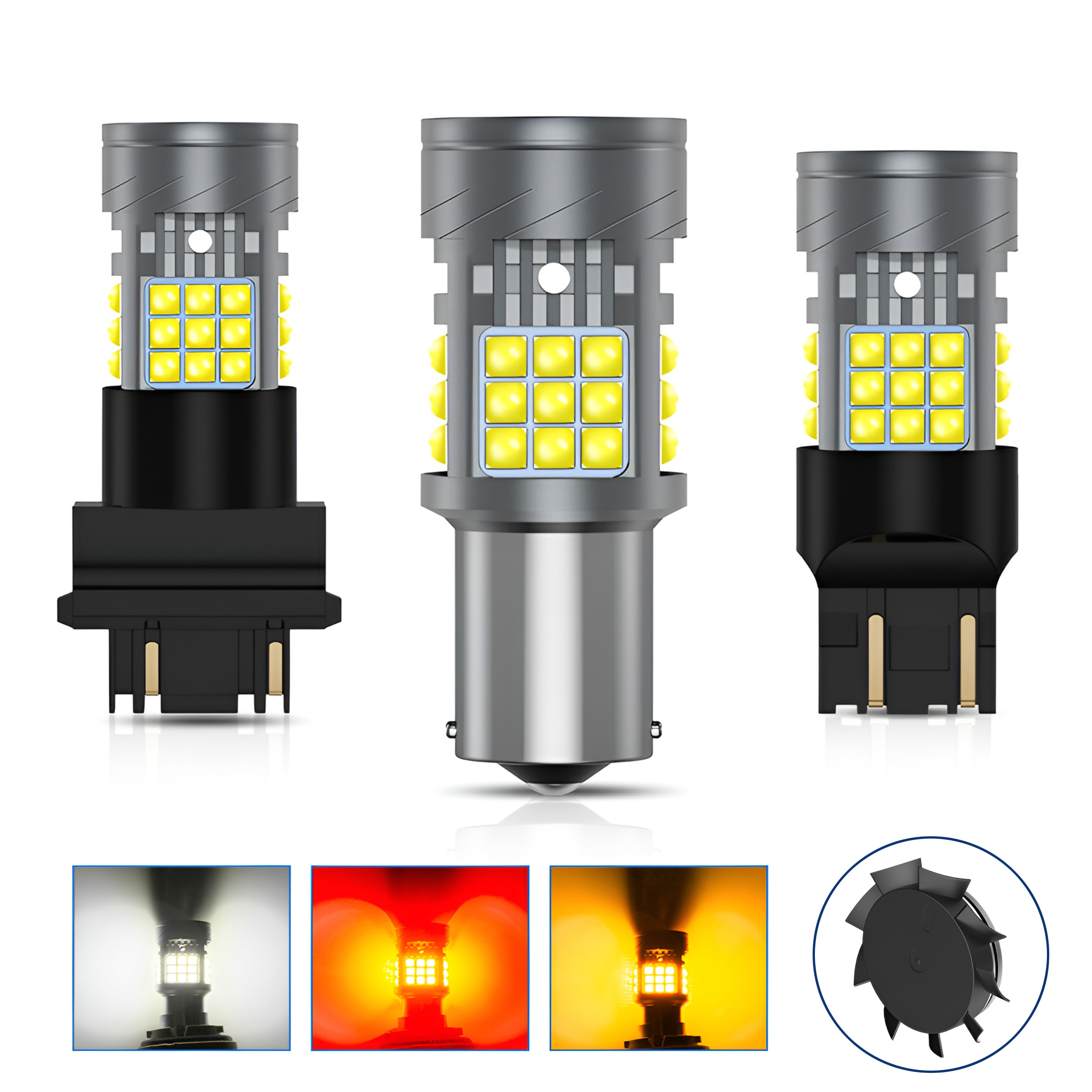 Sungmo Car LED Tail Light – 36SMD with Decoder & Fan 1156/1157/3156/3157/7440/7443,Sungmo LED Lighting,LED Tail Light with Decoder & Fan – 1156/1157/3157/7440/7443