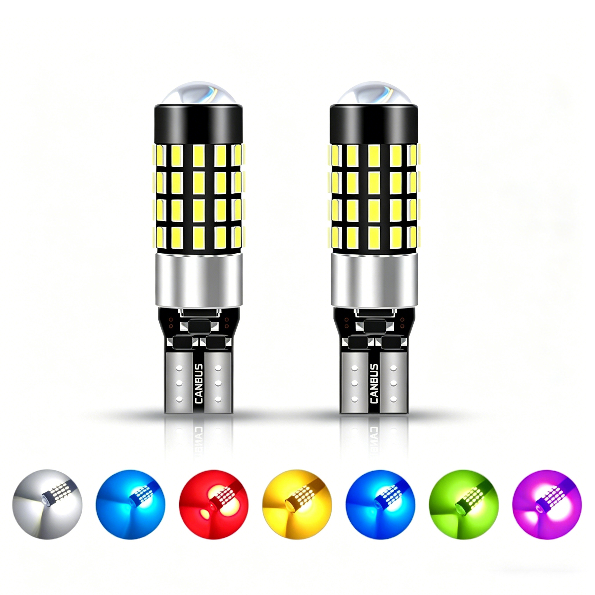 Sungmo T10 LED Bulb – 18/34/54 SMD Multi-Color Interior & Side Marker Light,Sungmo LED Lighting,T10 Bulb– 18/34/54 SMD Multi-Color Interior & Marker Light