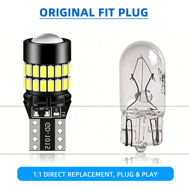 Sungmo T10 LED Bulb – 18/34/54 SMD Multi-Color Interior & Side Marker Light,Sungmo LED Lighting,T10 Bulb– 18/34/54 SMD Multi-Color Interior & Marker Light