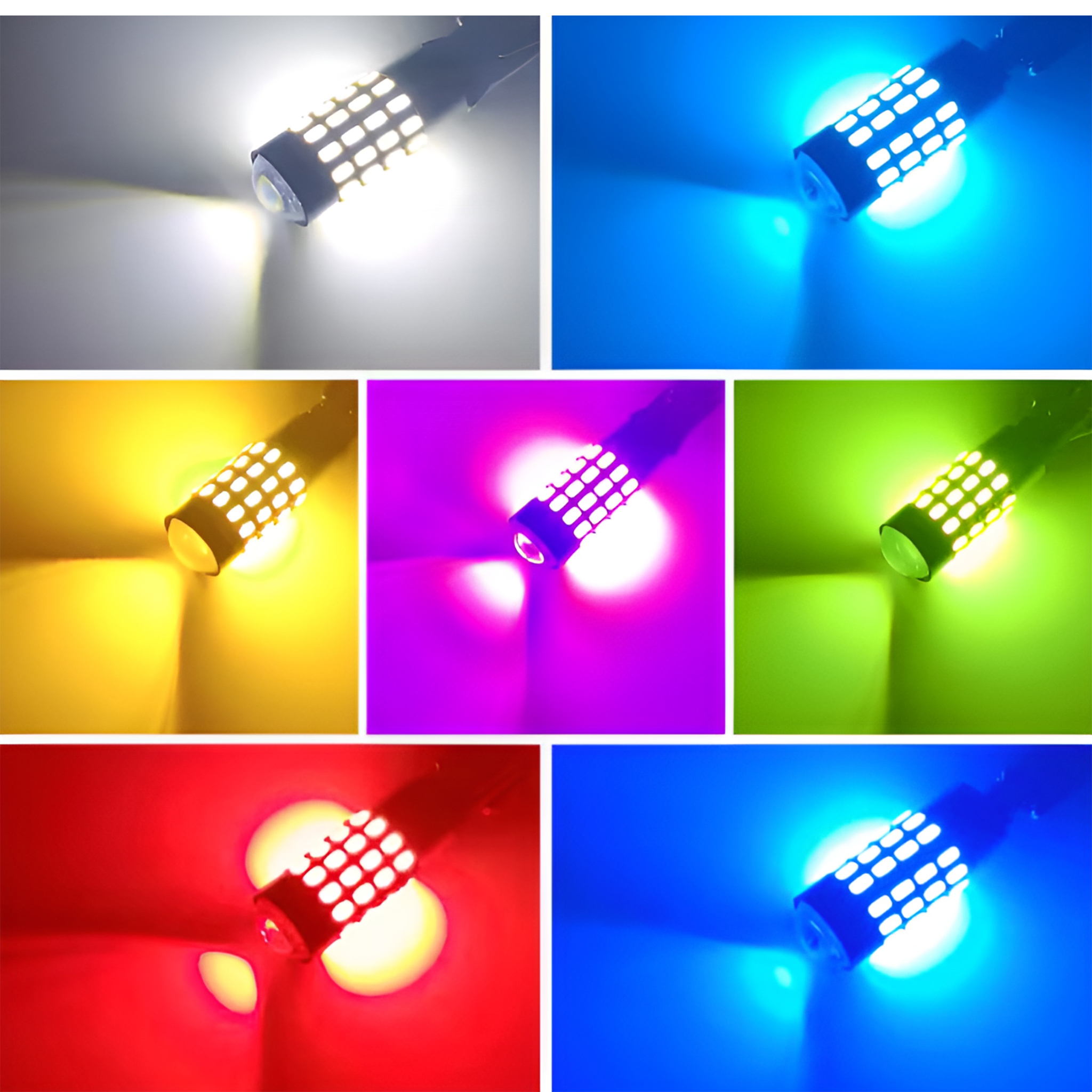 Sungmo T10 LED Bulb – 18/34/54 SMD Multi-Color Interior & Side Marker Light,Sungmo LED Lighting,T10 Bulb– 18/34/54 SMD Multi-Color Interior & Marker Light