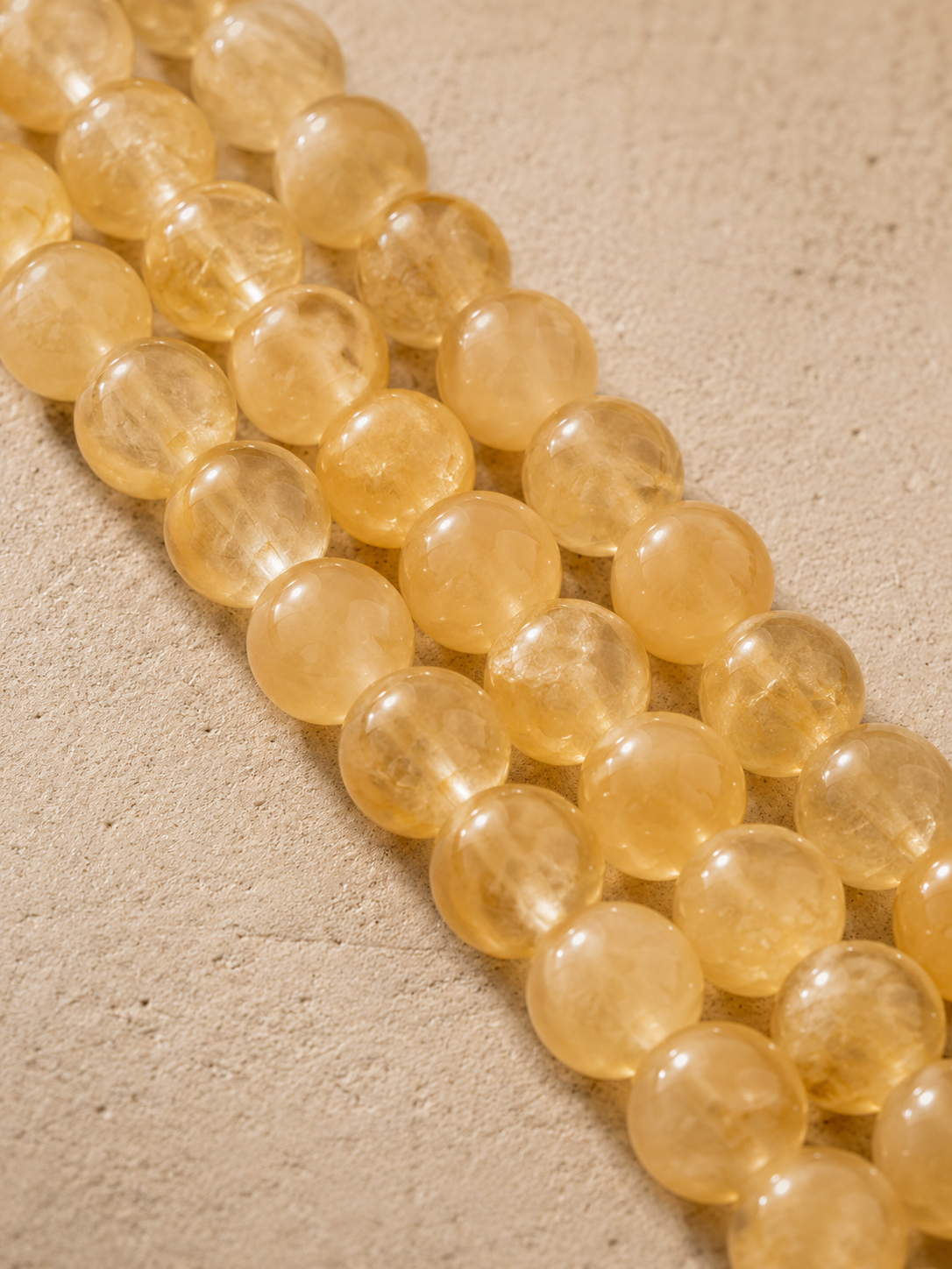 Petrified Wood, Citrine & Honey Agate Beaded Bracelet - Revival
