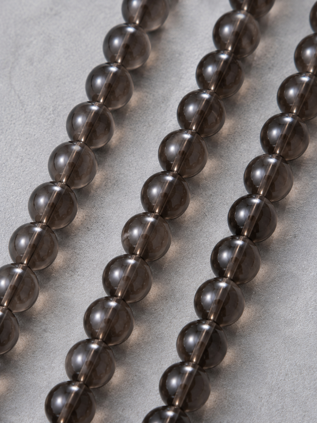Black Tourmaline, Charoite & Smoky Quartz Beaded Bracelet - Dark Balance