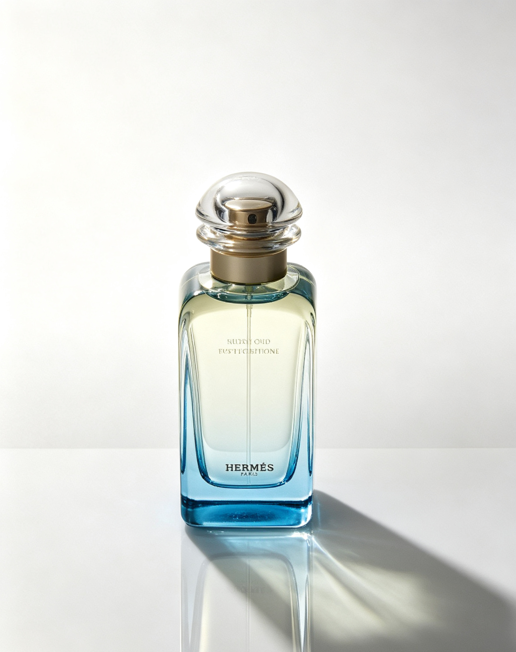 Gradient Ocean Blue Crystal Fragrance Bottle