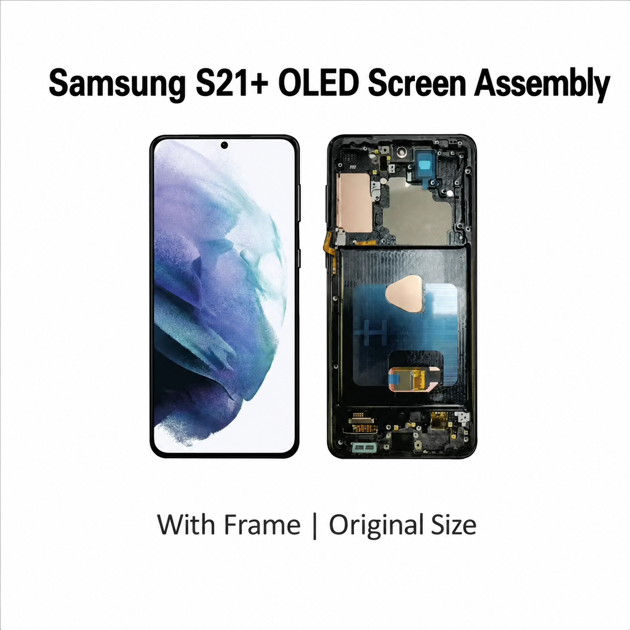 Compatible with Samsung Galaxy S Series OLED Screen Assembly With Frame,Panelix,S21U(G998)