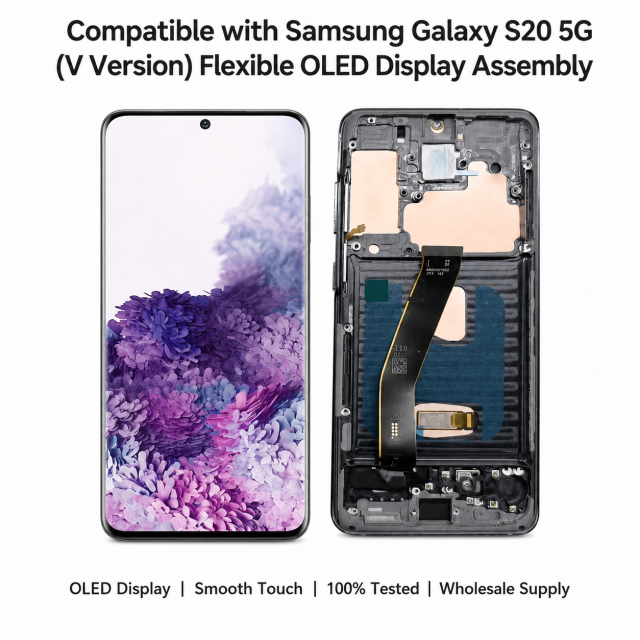 Compatible with Samsung Galaxy Series Flexible OLED Display Assembly with Frame | Wholesale Supplier,Panelix,S24U(S928)