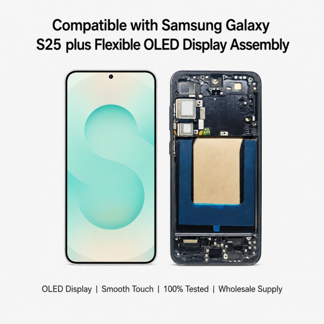 Compatible with Samsung Galaxy Series Flexible OLED Display Assembly with Frame | Wholesale Supplier,Panelix,S24U(S928)