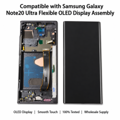 Compatible with Samsung Galaxy Series Flexible OLED Display Assembly with Frame | Wholesale Supplier,Panelix,S24U(S928)