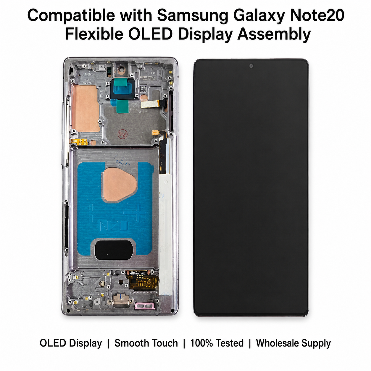 Compatible with Samsung Galaxy Series Flexible OLED Display Assembly with Frame | Wholesale Supplier,Panelix,S24U(S928)