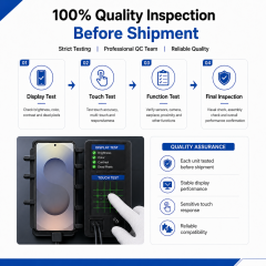 Compatible with Samsung Galaxy Series Flexible OLED Display Assembly with Frame | Wholesale Supplier,Panelix,S24U(S928)