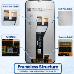 Frameless INCELL LCD Screen Assembly for Samsung Galaxy A Series A05 A06 A15 A16 A25 A35 A55,Panelix,Samsung A Series Frameless INCELL LCD Screen Assembly