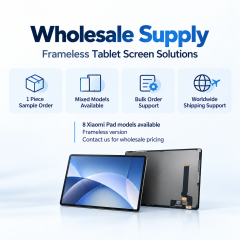 Frameless LCD Touch Screen Assembly for Xiaomi Pad 5 5 Pro 6 6 Pro 7 7 Pro 8 8 Pro,Panelix,Xiaomi Pad 5 6 7 8 LCD Touch Screen Assembly | Frameless