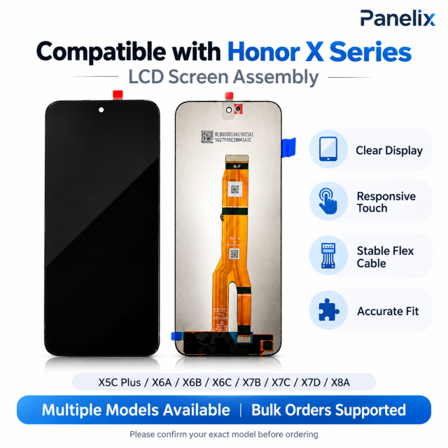 Compatible with Honor X6a X6b X6c X7b X7c X7d X8a Original LCD Screen Assembly,Panelix,Honor X Series LCD Screen Assembly Replacement