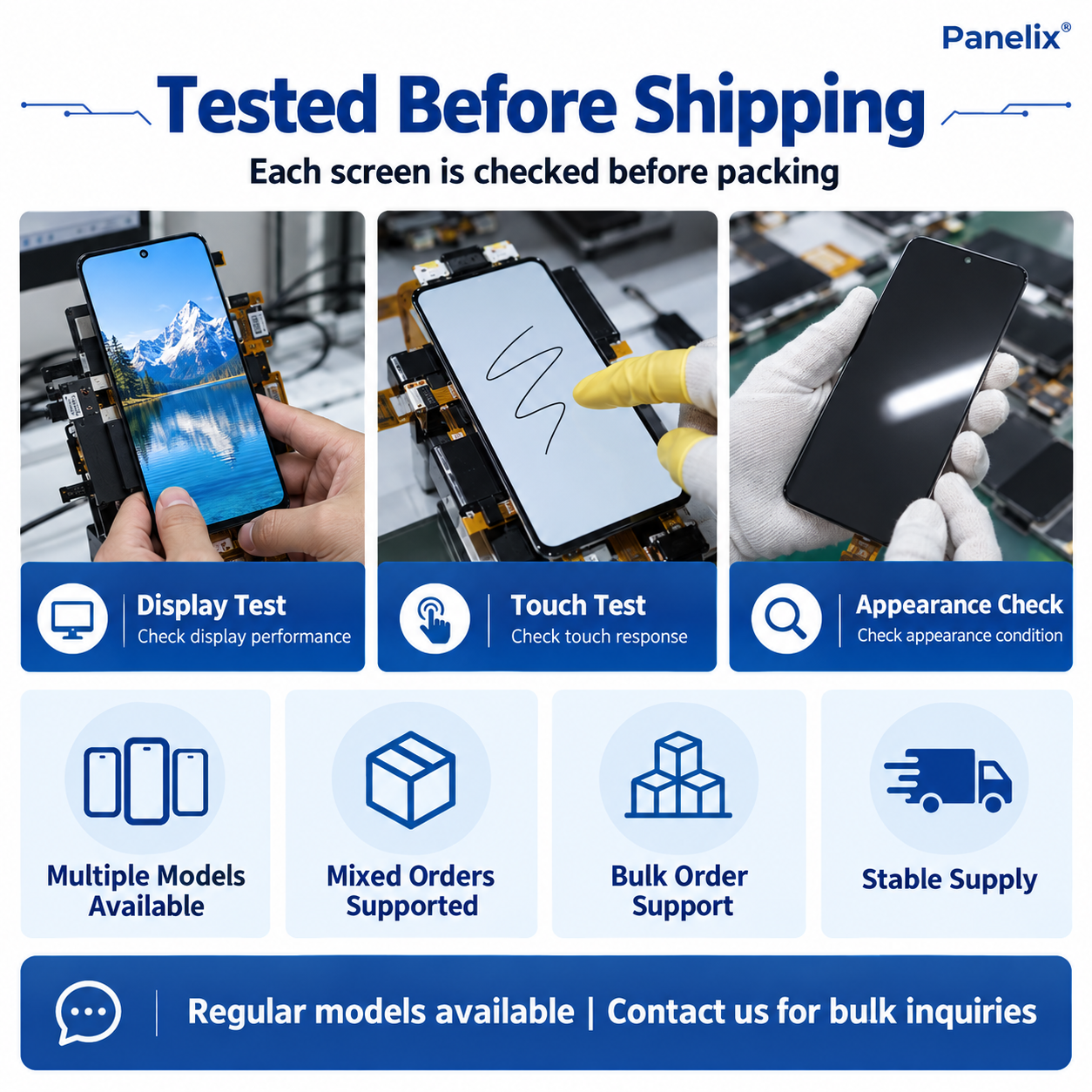 Compatible with Honor X6a X6b X6c X7b X7c X7d X8a Original LCD Screen Assembly,Panelix,Honor X Series LCD Screen Assembly Replacement